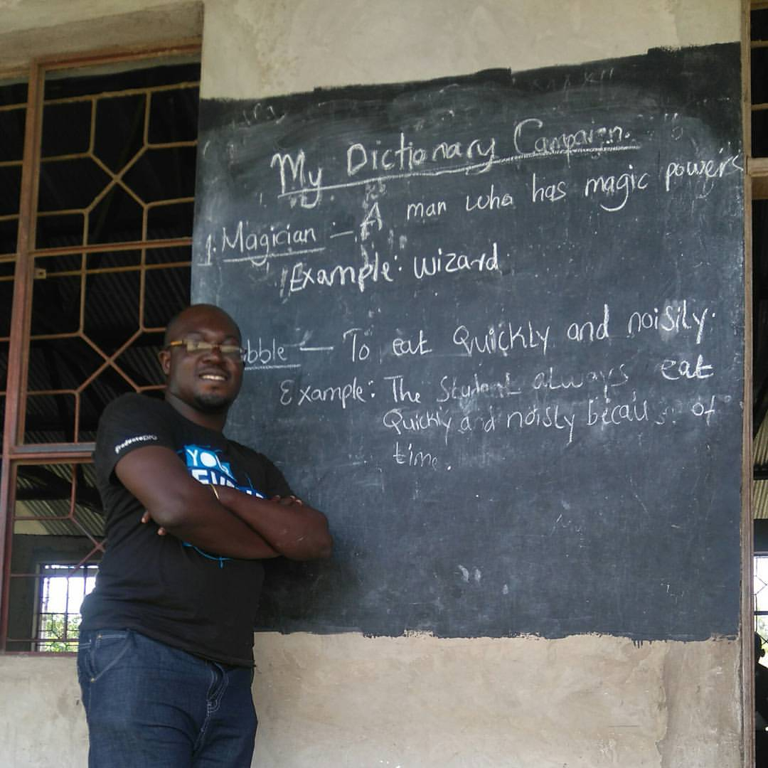 UbuntuFM | Richard Ali at a government school in Ngongare, Tanzania
