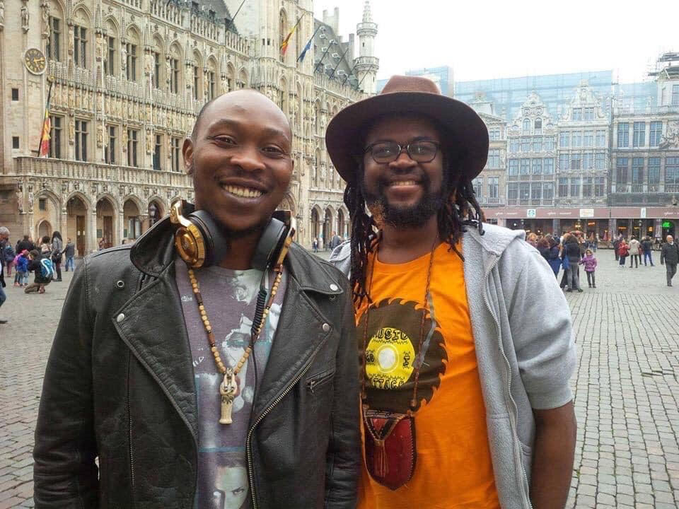 Onyeka Nwelue with Seun Kuti