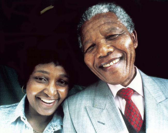 Winnie and Nelson Mandela